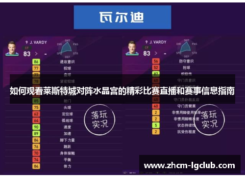 如何观看莱斯特城对阵水晶宫的精彩比赛直播和赛事信息指南